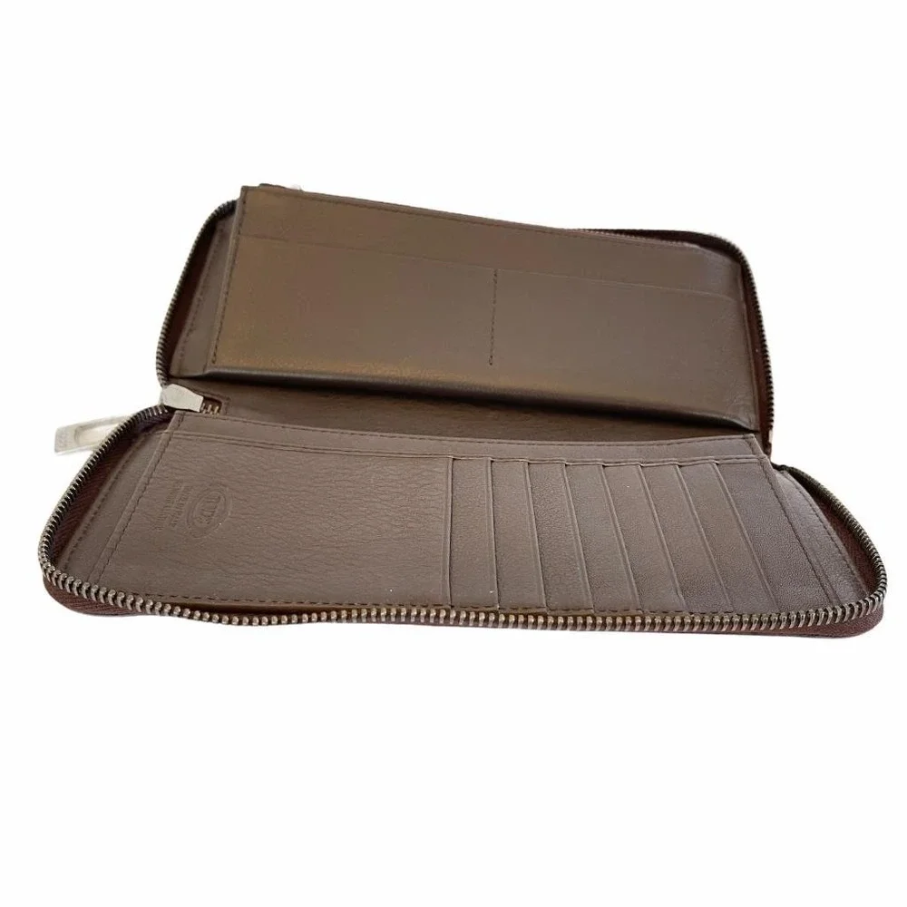 Tod's Italy Leather Zip‎ Around Race Wallet XAMMCLA1400TICS606